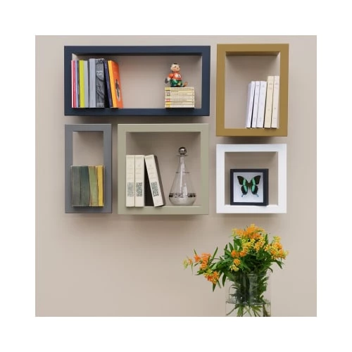 Presse Citron Étagères Etagère Design Carrée Nude 36.8x36.8x13.5cm 4 Presse Citron Étagères Etagère Design Carrée Nude 36.8x36.8x13.5cm – Image 4