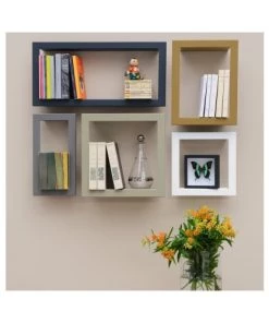 Presse Citron Étagères Etagère Design Carrée Oxyde 36.8x36.8x13.5cm -Vaisseliers Soldes Magasin etagere design carree oxyde 36 8x36 8x13 5cm 3