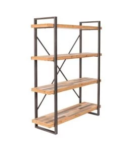 Drawer Étagères Etagère Design En Métal Et Bois -Vaisseliers Soldes Magasin etagere design en metal et bois 2
