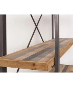 Drawer Étagères Etagère Design En Métal Et Bois -Vaisseliers Soldes Magasin etagere design en metal et bois 4