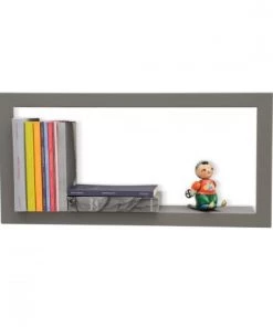 Presse Citron Étagères Etagère Design Large Gris 59x28x8.5cm