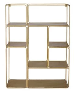 Maisons Du Monde Étagères Étagère Déstructurée En Métal Doré