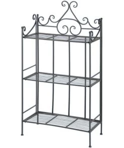 Esschert Design Étagères Etagère Droite Pliante -Vaisseliers Soldes Magasin etagere droite pliante 3