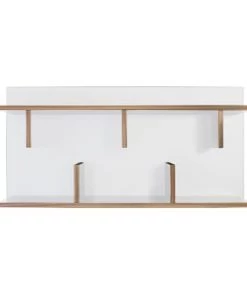 TEMAHOME Étagères Etagère Effet Bois Blanc -Vaisseliers Soldes Magasin etagere effet bois blanc 3
