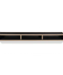 TEMAHOME Étagères Etagère Effet Boisnoir Et Multiplis