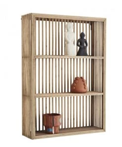 Madam Stoltz Étagères Étagère En Bambou Rectangulaire -Vaisseliers Soldes Magasin etagere en bambou rectangulaire 2