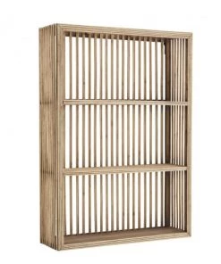 Madam Stoltz Étagères Étagère En Bambou Rectangulaire