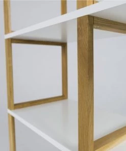 Tenzo Étagères Étagère En Bois 8 Niches Blanc -Vaisseliers Soldes Magasin etagere en bois 8 niches blanc 2