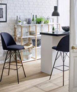 Tenzo Étagères Étagère En Bois 9 Niches Blanc -Vaisseliers Soldes Magasin etagere en bois 9 niches blanc 5