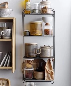 Bloomingville Étagères Etagère En Bois Beige -Vaisseliers Soldes Magasin etagere en bois beige 11
