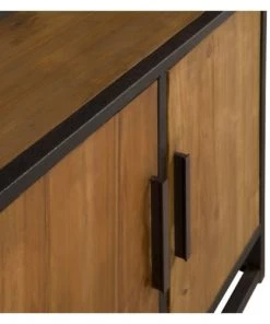 Rendez Vous Déco Étagères Etagère En Bois De Cèdre Recyclé Et Métal -Vaisseliers Soldes Magasin etagere en bois de cedre recycle et metal 3