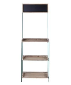 Maisons Du Monde Étagères Etagère En Bois De Sapin Et Métal Vert Olive