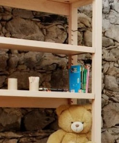 La Compagnie Du Hêtre Étagères Etagere En Bois Des Pyrénées 3 Tablettes Réglables, Vernie -Vaisseliers Soldes Magasin etagere en bois des pyrenees 3 tablettes reglables vernie 2