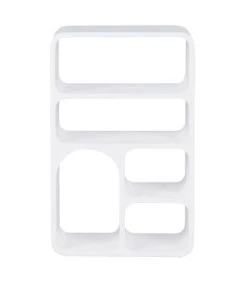 Maisons Du Monde Étagères Etagère En Bois Effet Béton Blanc Mat 40x65