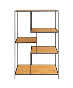 House Nordic Étagères Etagère En Bois Et Métal 80x120cm