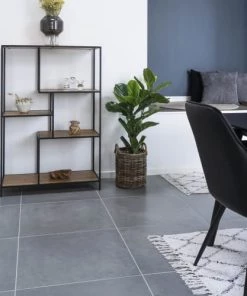 House Nordic Étagères Etagère En Bois Et Métal 80x120cm -Vaisseliers Soldes Magasin etagere en bois et metal 80x120cm 5