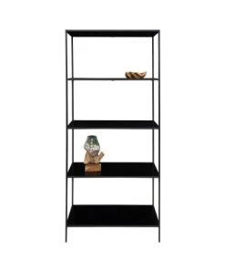 House Nordic Étagères Etagère En Bois Et Métal 80x170cm Noir 9 House Nordic Étagères Etagère En Bois Et Métal 80x170cm Noir -Vaisseliers Soldes Magasin etagere en bois et metal 80x170cm noir 4