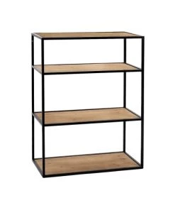 Pomax Étagères Étagère En Bois Et Métal 80x60cm -Vaisseliers Soldes Magasin etagere en bois et metal 80x60cm 2