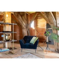 Dutchbone Étagères Étagère En Bois Foncé Et Métal -Vaisseliers Soldes Magasin etagere en bois fonce et metal 3