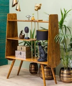 Chehoma Étagères Etagère En Bois Marron -Vaisseliers Soldes Magasin etagere en bois marron 17