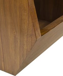 MOYCOR Étagères Étagère En Bois Marron -Vaisseliers Soldes Magasin etagere en bois marron 23