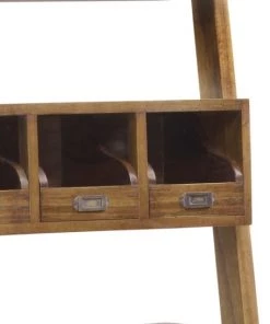 MOYCOR Étagères Étagère En Bois Marron H190 -Vaisseliers Soldes Magasin etagere en bois marron h190 2