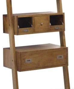 MOYCOR Étagères Étagère En Bois Marron H190 -Vaisseliers Soldes Magasin etagere en bois marron h190 5