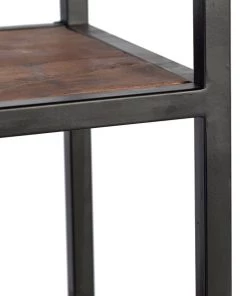 GINER Y COLOMER Étagères Étagère En Bois Recyclé Et Métal -Vaisseliers Soldes Magasin etagere en bois recycle et metal 2