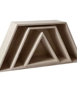 Artemio Étagères Etagère En Bois Sapin 3 Pièces 48x14x60cm -Vaisseliers Soldes Magasin etagere en bois sapin 3 pieces 48x14x60cm 2