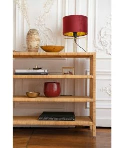 Kok Maison Étagères Etagère En Cannage De Rotin MM Beige Foncé -Vaisseliers Soldes Magasin etagere en cannage de rotin mm beige fonce 4