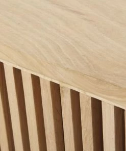 Maisons Du Monde Étagères Etagère En Chêne Avec Porte Coulissante -Vaisseliers Soldes Magasin etagere en chene avec porte coulissante 1000 10 30 191090 5