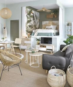 Maisons Du Monde Étagères Etagère En Chêne Avec Porte Coulissante -Vaisseliers Soldes Magasin etagere en chene avec porte coulissante 1000 10 30 191090 7