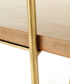 Maisons Du Monde Étagères Étagère En Laiton Et Manguier Massif 8 Maisons Du Monde Étagères Étagère En Laiton Et Manguier Massif -Vaisseliers Soldes Magasin etagere en laiton et manguier massif 1000 7 8 175447 3