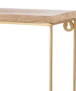 Maisons Du Monde Étagères Etagère En Manguier Et Métal Doré -Vaisseliers Soldes Magasin etagere en manguier et metal dore 1000 15 28 216918 3