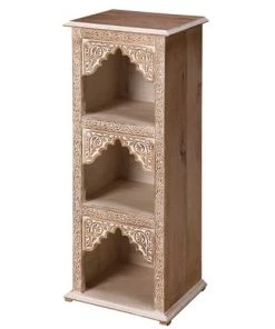 Maisons Du Monde Étagères Étagère En Manguier Sculpté Et Blanchi H.88cm -Vaisseliers Soldes Magasin etagere en manguier sculpte et blanchi h 88cm 1000 1 22 165088 2