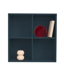 RNT By Really Nice Things Étagères Étagère En MDF Laqué En Couleur Bleu Marine. -Vaisseliers Soldes Magasin etagere en mdf laque en couleur bleu marine 4