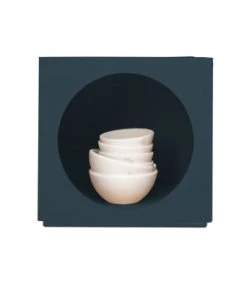 RNT By Really Nice Things Étagères Étagère En MDF Laqué En Couleur Bleu Marine. -Vaisseliers Soldes Magasin etagere en mdf laque en couleur bleu marine 8