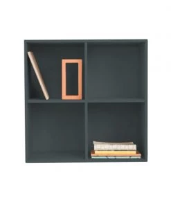 RNT By Really Nice Things Étagères Étagère En MDF Laqué En Couleur Gris Foncé. -Vaisseliers Soldes Magasin etagere en mdf laque en couleur gris fonce 2