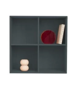 RNT By Really Nice Things Étagères Étagère En MDF Laqué En Couleur Gris Foncé. -Vaisseliers Soldes Magasin etagere en mdf laque en couleur gris fonce 4