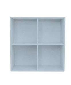 RNT By Really Nice Things Étagères Étagère En MDF Laqué En Couleur Gris Glace.