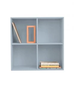 RNT By Really Nice Things Étagères Étagère En MDF Laqué En Couleur Gris Glace. -Vaisseliers Soldes Magasin etagere en mdf laque en couleur gris glace 3