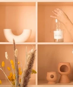 RNT By Really Nice Things Étagères Étagère En MDF Laqué En Couleur Nude. -Vaisseliers Soldes Magasin etagere en mdf laque en couleur nude 5