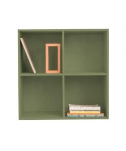 RNT By Really Nice Things Étagères Étagère En MDF Laqué En Couleur Vert. -Vaisseliers Soldes Magasin etagere en mdf laque en couleur vert 2