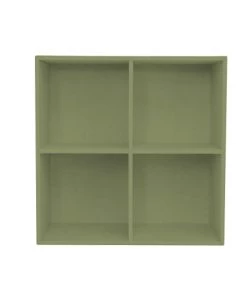 RNT By Really Nice Things Étagères Étagère En MDF Laqué En Couleur Vert.