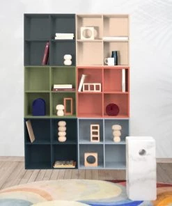 RNT By Really Nice Things Étagères Étagère En MDF Laqué En Couleur Vert. -Vaisseliers Soldes Magasin etagere en mdf laque en couleur vert 3