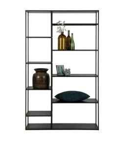 Woood Étagères Étagère En Métal 10 Casiers Noir -Vaisseliers Soldes Magasin etagere en metal 10 casiers noir 3