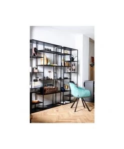 Woood Étagères Étagère En Métal 10 Casiers Noir -Vaisseliers Soldes Magasin etagere en metal 10 casiers noir 5