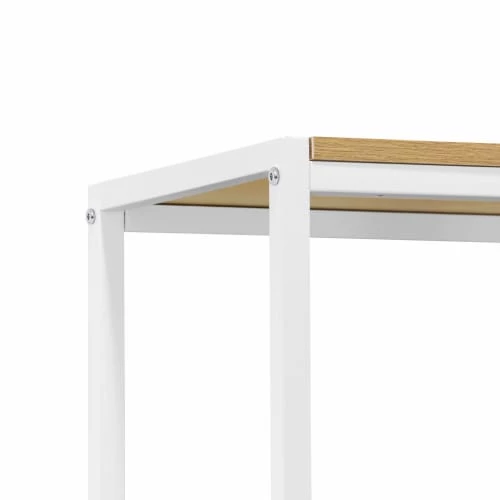 Alice's Garden Étagères Étagère En Métal Blanc Mat Et Décor Bois, 6 Niveaux 4 Alice's Garden Étagères Étagère En Métal Blanc Mat Et Décor Bois, 6 Niveaux – Image 4