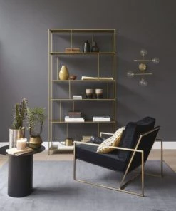 Maisons Du Monde Étagères Étagère En Métal Doré -Vaisseliers Soldes Magasin etagere en metal dore 1000 11 9 176063 10
