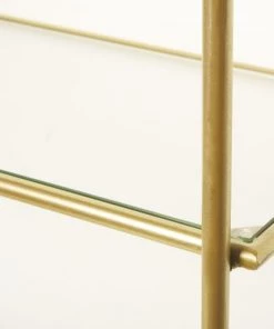 Maisons Du Monde Étagères Etagère En Métal Doré Et Verre -Vaisseliers Soldes Magasin etagere en metal dore et verre 1000 16 33 191011 3